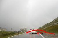 9082 120825 052 Spluegenpass Anfahrt Grenzuebergang